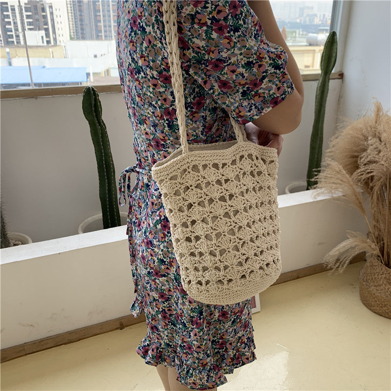 Handmade Hemp Rope Woven Women's Bag