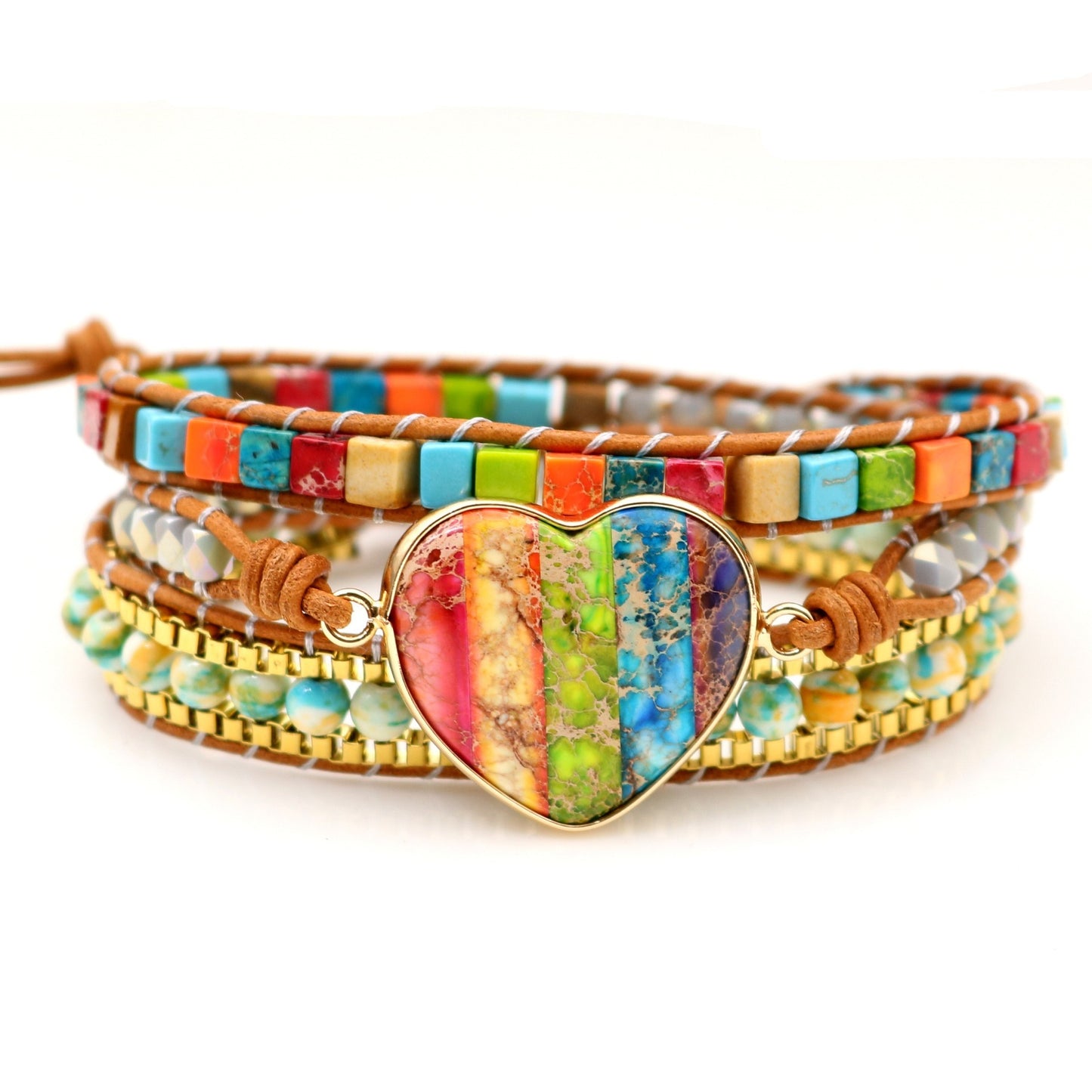 Hand-woven Multilayer Leather Bracelet
